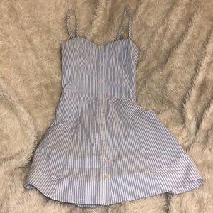 Abercrombie Striped Button Up Dress